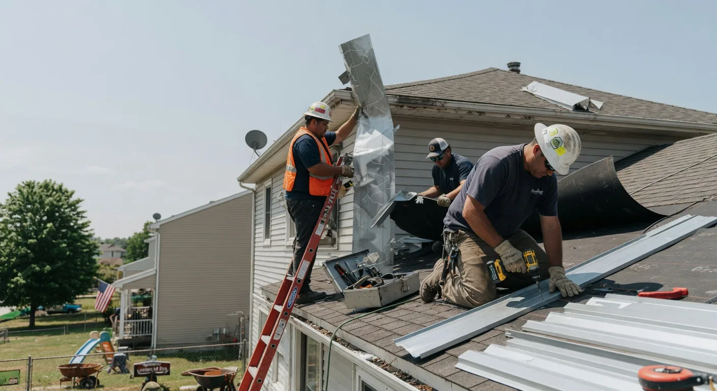 Storm Damage Metal Roof Repair in Ireton, IA